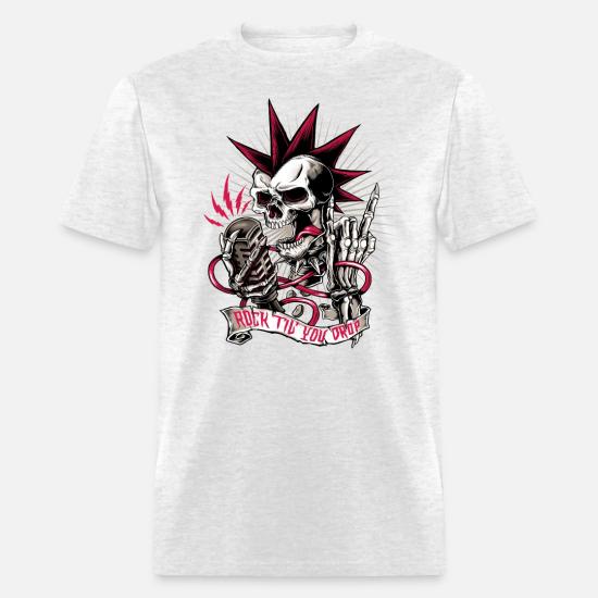 Skull rock hard heavy metal halloween 